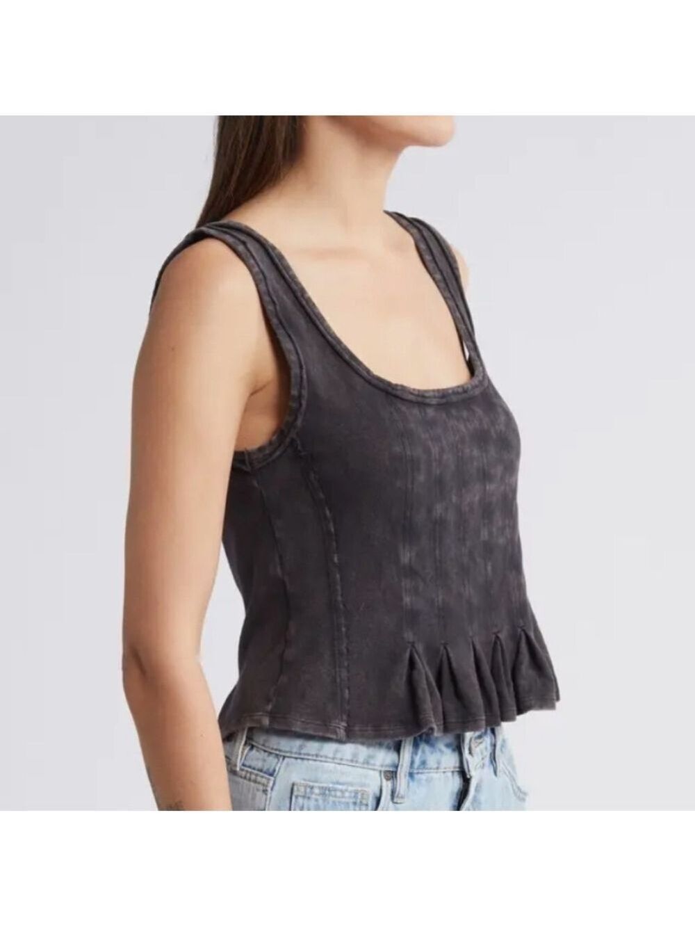 Free People Roller Peplum tank top! NWT! - Picture 3 of 6